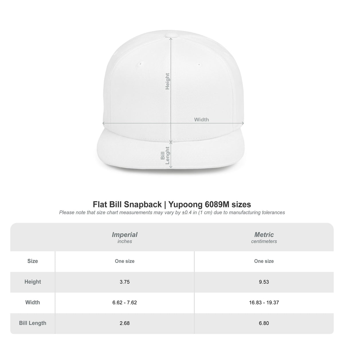 Zealot Flat Bill Snapback Hat — Two-Tone Embroidered Streetwear Cap