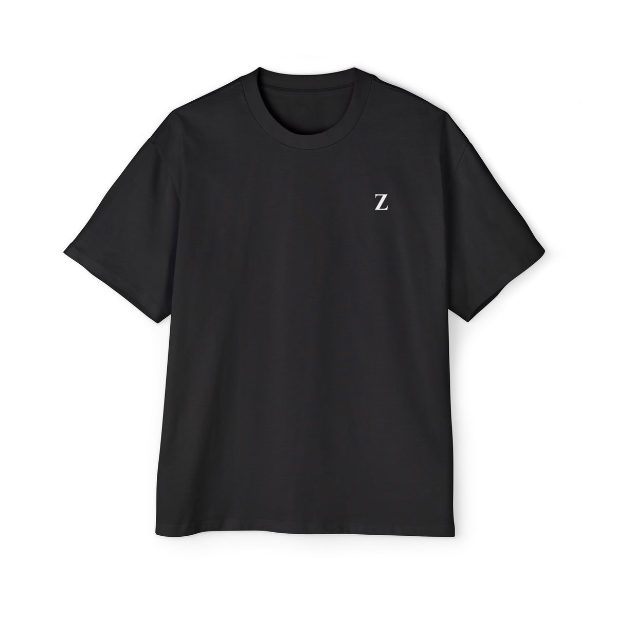 Relentless Zealot Tee — Men’s Oversized Graphic Shirt with Crossed Swords & Flame