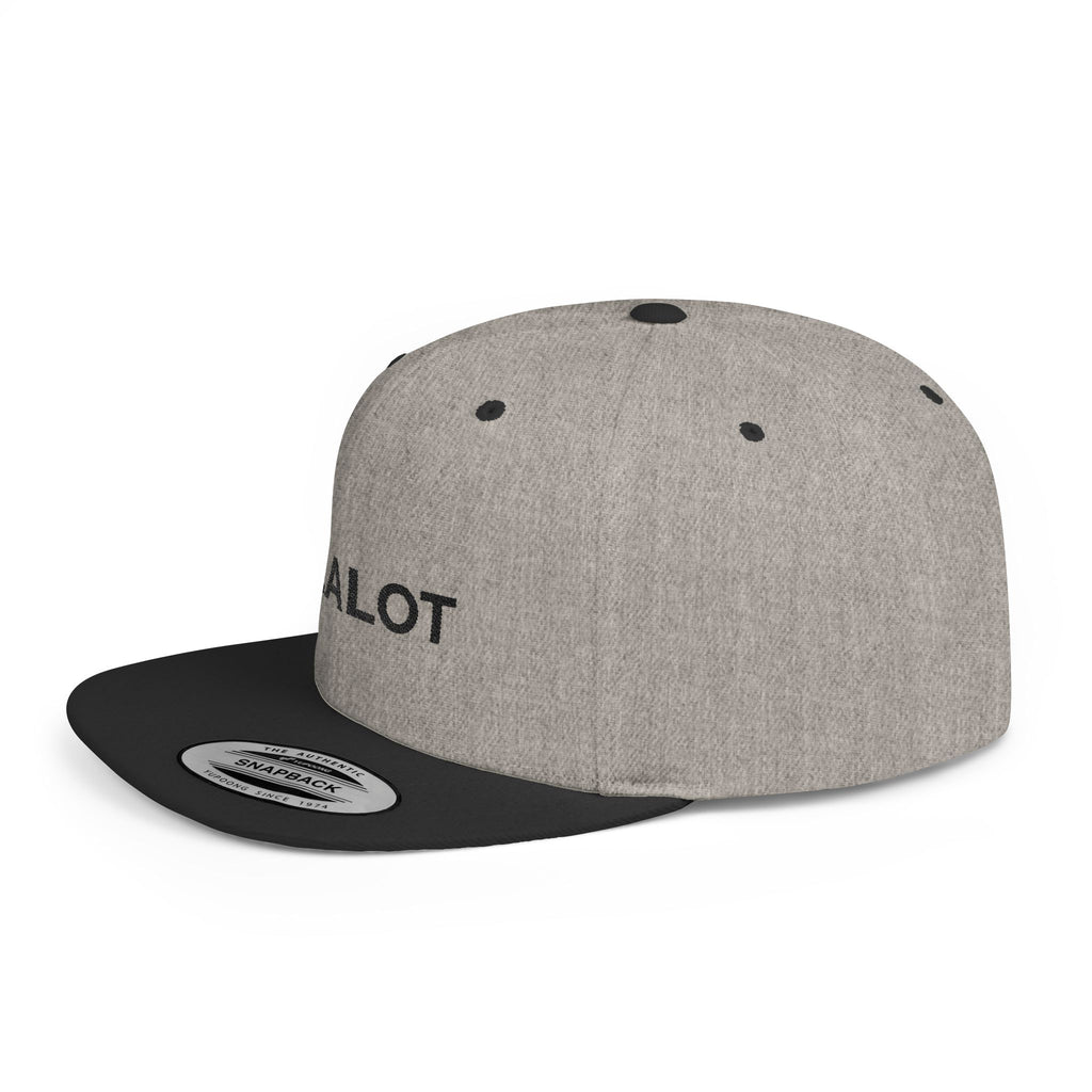 Zealot Flat Bill Snapback Hat — Two-Tone Embroidered Streetwear Cap