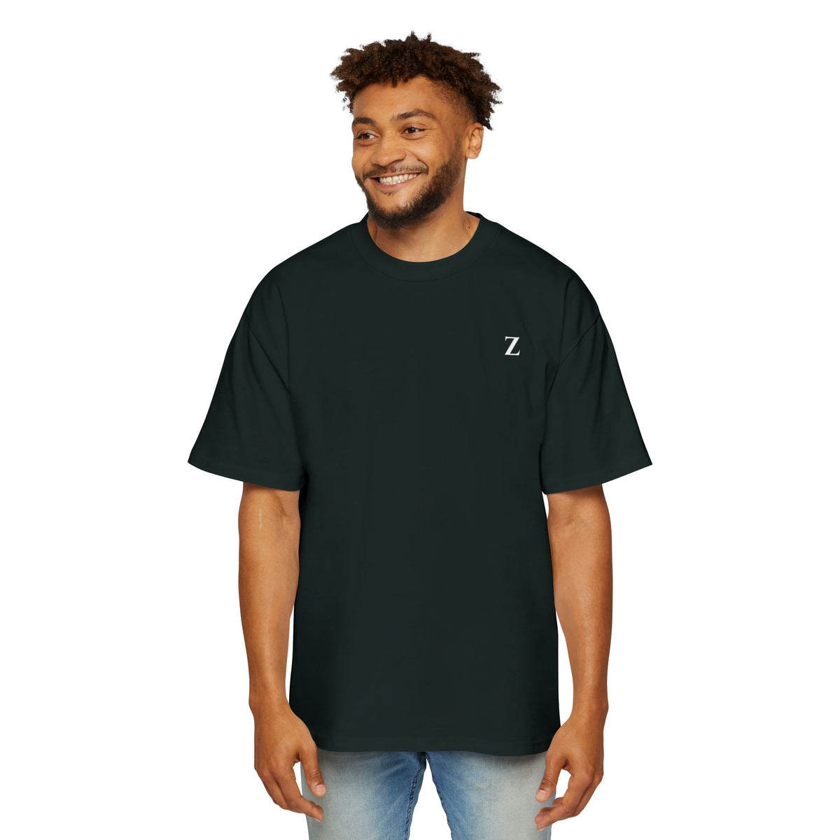 Relentless Zealot Tee — Men’s Oversized Graphic Shirt with Crossed Swords & Flame