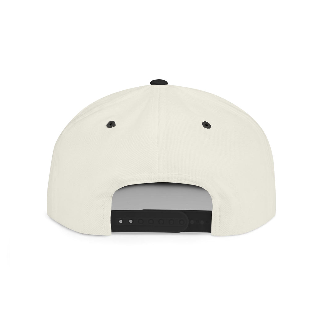 Zealot Flat Bill Snapback Hat — Two-Tone Embroidered Streetwear Cap